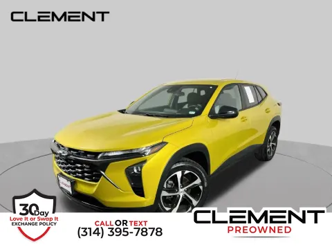 Yellow 2024 Chevrolet Trax 1RS for sale in St. Charles, MO