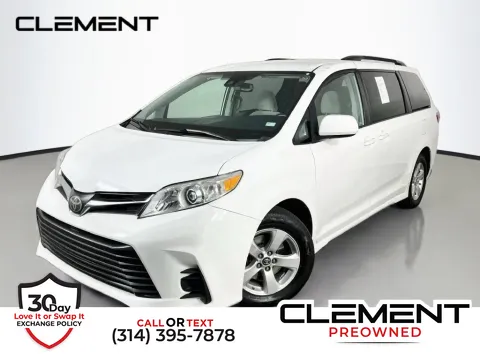 White 2020 Toyota Sienna LE for sale in St. Charles, MO