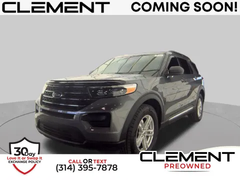 Gray 2022 Ford Explorer XLT for sale in St. Charles, MO