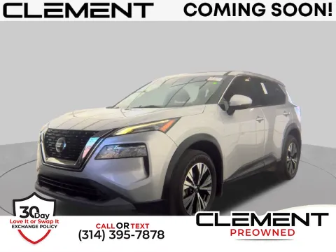 Silver 2021 Nissan Rogue SV for sale in St. Charles, MO