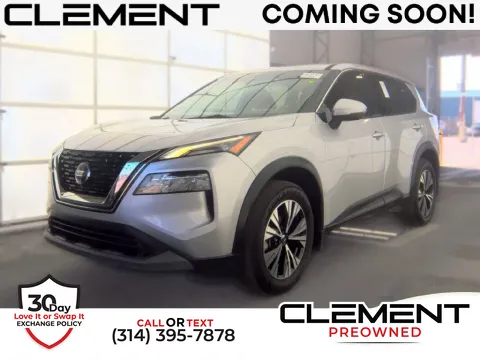 Silver 2021 Nissan Rogue SV for sale in St. Charles, MO