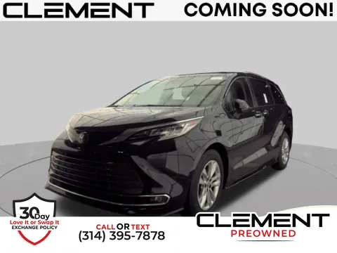 Black 2022 Toyota Sienna Limited for sale in St. Charles, MO
