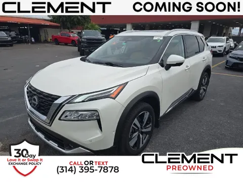 White 2022 Nissan Rogue Platinum for sale in St. Charles, MO