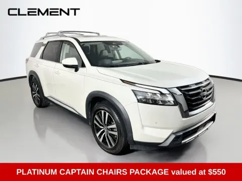 Another view of 2023 Nissan Pathfinder Platinum for sale in St. Charles, MO at Clement Supercenter