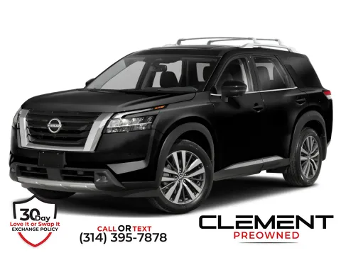 White 2023 Nissan Pathfinder Platinum for sale in St. Charles, MO