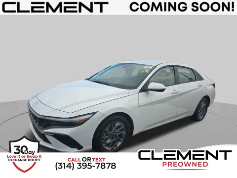 White 2025 Hyundai Elantra Hybrid Blue for sale in St. Charles, MO