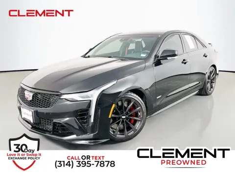 Black 2023 Cadillac CT4 V-Series for sale in St. Charles, MO