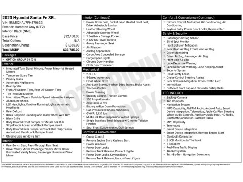 Photos of 2023 Hyundai Santa Fe SEL for sale in St. Charles, MO at Clement Supercenter