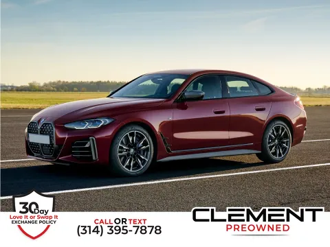 Black 2024 BMW 4 Series M440i xDrive Gran Coupe for sale in St. Charles, MO