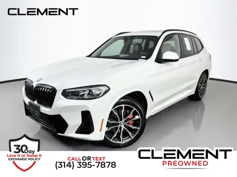 White 2023 BMW X3 xDrive30i for sale in St. Charles, MO
