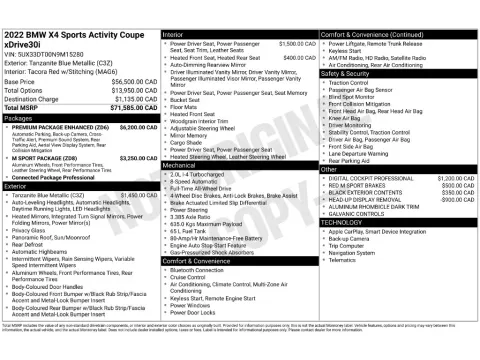 Photos of 2022 BMW X4 xDrive30i for sale in St. Charles, MO at Clement Supercenter