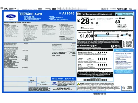 Photos of 2023 Ford Escape ST-Line for sale in St. Charles, MO at Clement Supercenter