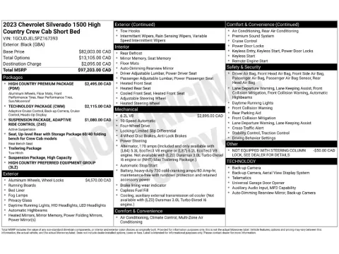 Photos of 2023 Chevrolet Silverado 1500 High Country for sale in St. Charles, MO at Clement Supercenter