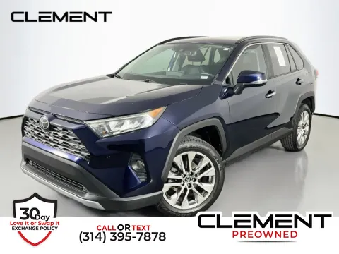 Blue 2019 Toyota RAV4 Limited for sale in St. Charles, MO