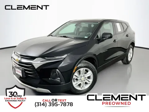 Black 2022 Chevrolet Blazer LT for sale in St. Charles, MO