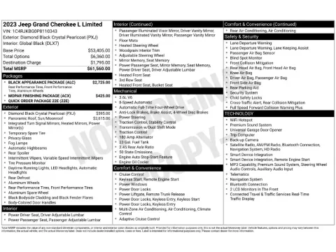 Photos of 2023 Jeep Grand Cherokee L Limited for sale in St. Charles, MO at Clement Supercenter