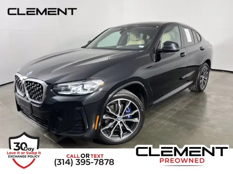 Black 2023 BMW X4 xDrive30i for sale in St. Charles, MO