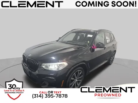 Black 2021 BMW X3 xDrive30i for sale in St. Charles, MO