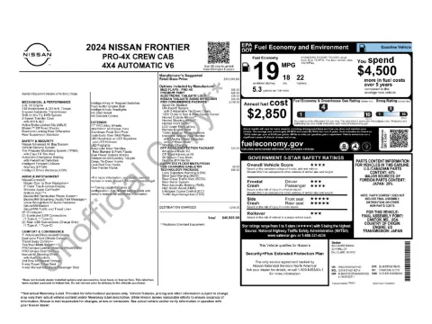 Photos of 2024 Nissan Frontier PRO-4X for sale in St. Charles, MO at Clement Supercenter