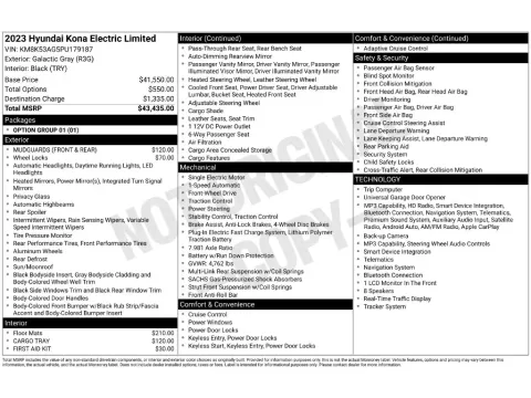 More photos of 2023 Hyundai Kona Electric Limited at Clement Supercenter, MO
