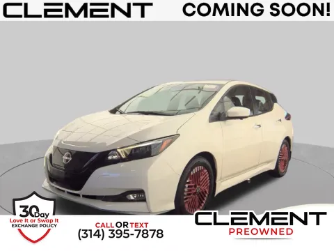 White 2025 Nissan Leaf SV Plus for sale in St. Charles, MO