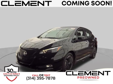 Black 2024 Nissan Leaf SV Plus for sale in St. Charles, MO