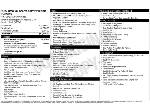Photos of 2023 BMW X7 xDrive40i for sale in St. Charles, MO at Clement Supercenter