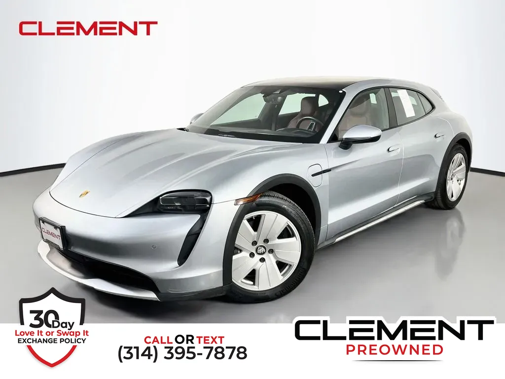 Silver 2022 Porsche Taycan Cross Turismo 4 for sale in St. Charles, MO
