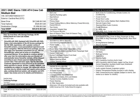 Photos of 2021 GMC Sierra 1500 AT4 for sale in St. Charles, MO at Clement Supercenter