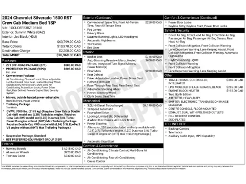 Photos of 2024 Chevrolet Silverado 1500 RST for sale in St. Charles, MO at Clement Supercenter