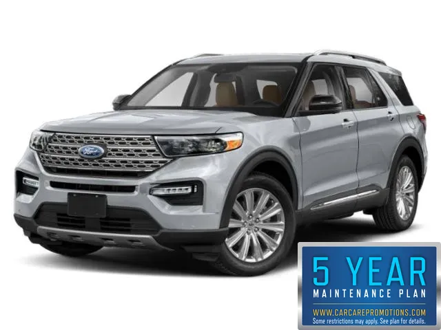 White 2023 Ford Explorer Limited for sale in Hobart, IN