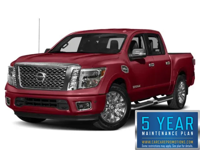 Red 2018 Nissan Titan Platinum Reserve for sale in Hobart, IN