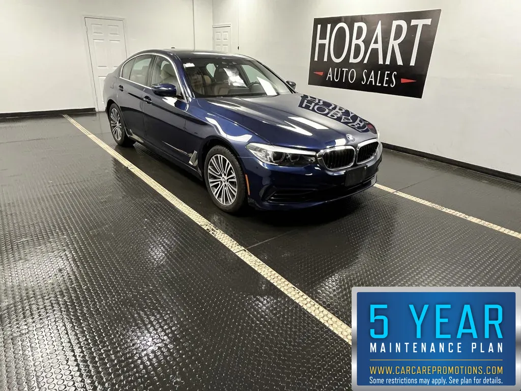 Blue 2019 BMW 5 Series 530i xDrive for sale in Hobart, IN