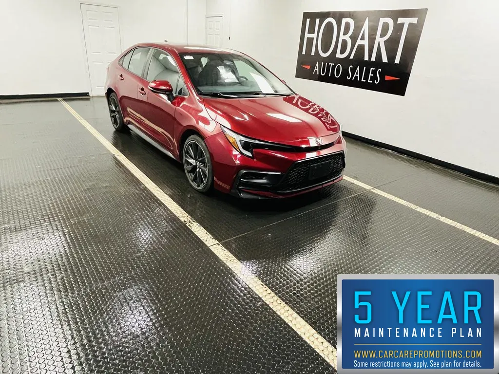 Red 2023 Toyota Corolla SE for sale in Hobart, IN