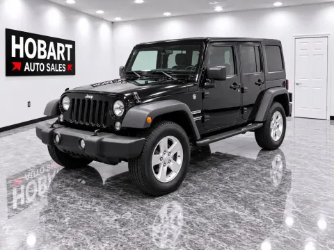 Another view of 2017 Jeep Wrangler Unlimited Sport for sale in Hobart, IN at Hobart Auto Sales