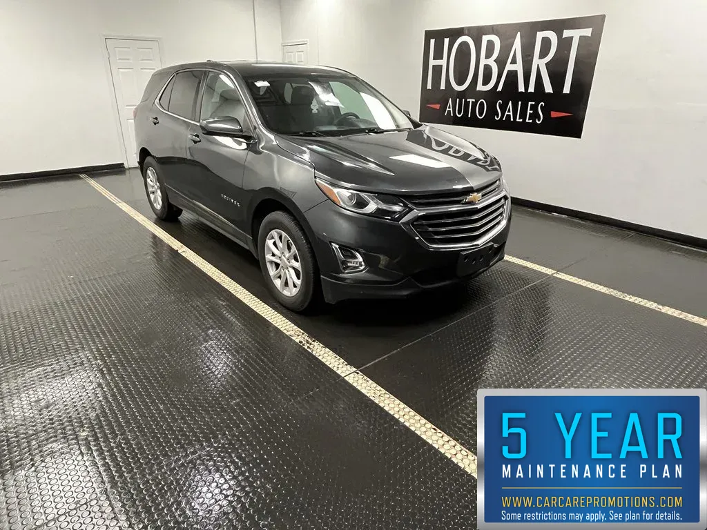 Gray 2018 Chevrolet Equinox LT for sale in Hobart, IN