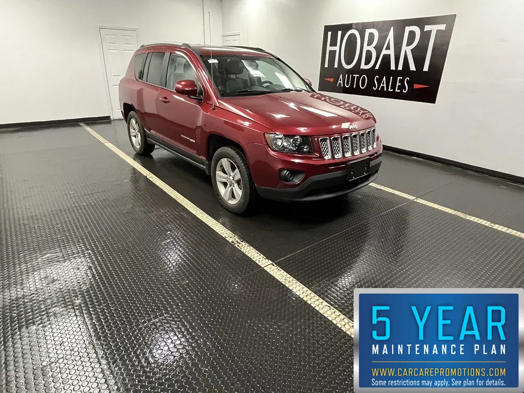 Red 2017 Jeep Compass Latitude for sale in Hobart, IN