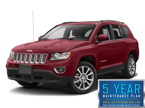 Red 2017 Jeep Compass Latitude for sale in Hobart, IN