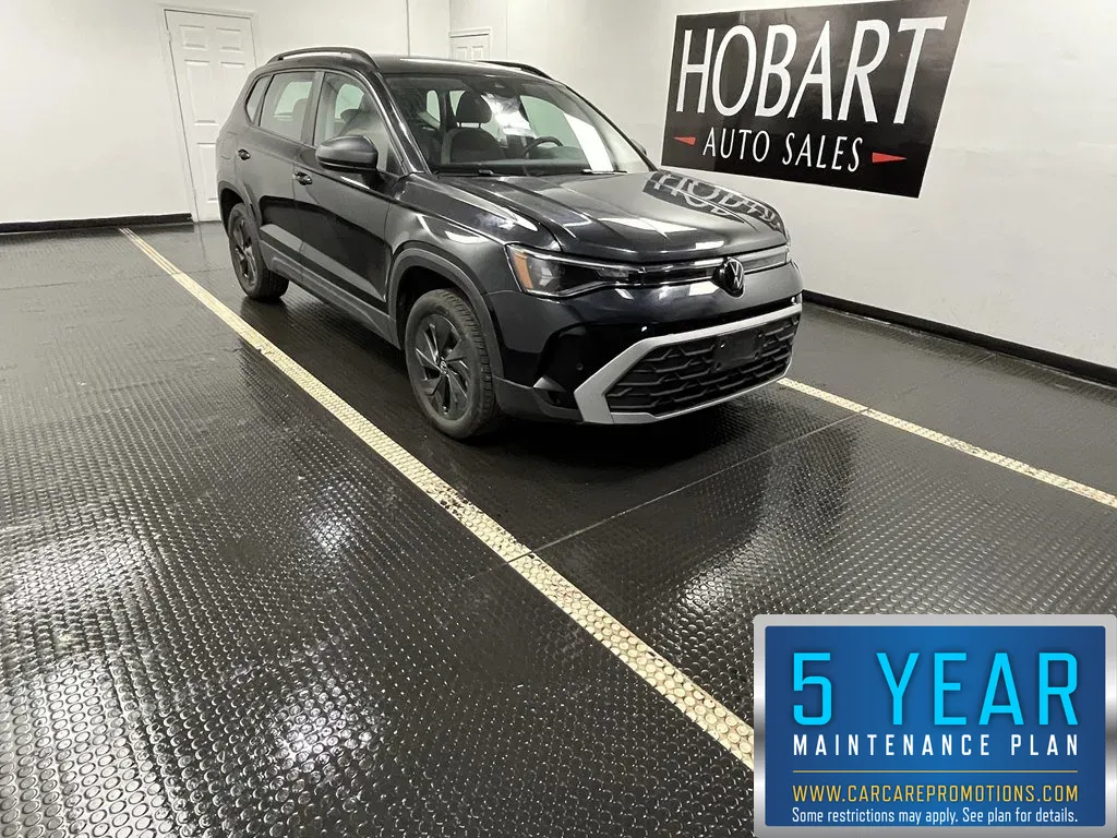 Black 2025 Volkswagen Taos S for sale in Hobart, IN