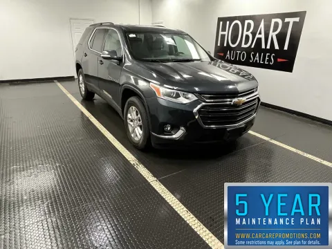 Gray 2020 Chevrolet Traverse LT Cloth for sale in Hobart, IN