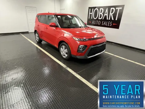Red 2021 Kia Soul LX for sale in Hobart, IN