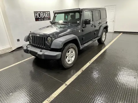 Another view of 2016 Jeep Wrangler Unlimited Sport for sale in Hobart, IN at Hobart Auto Sales