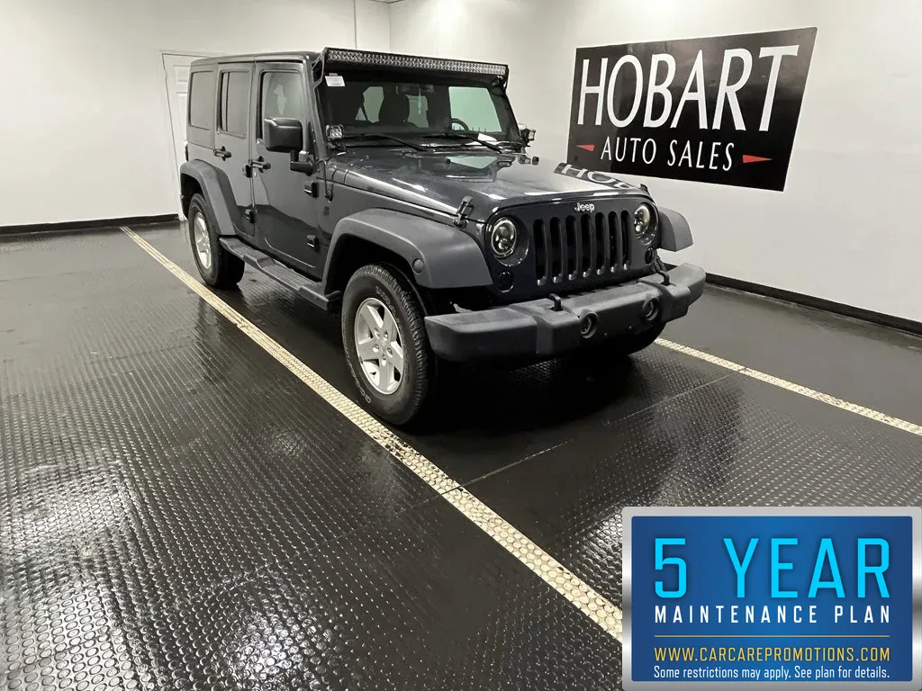 Gray 2016 Jeep Wrangler Unlimited Sport for sale in Hobart, IN