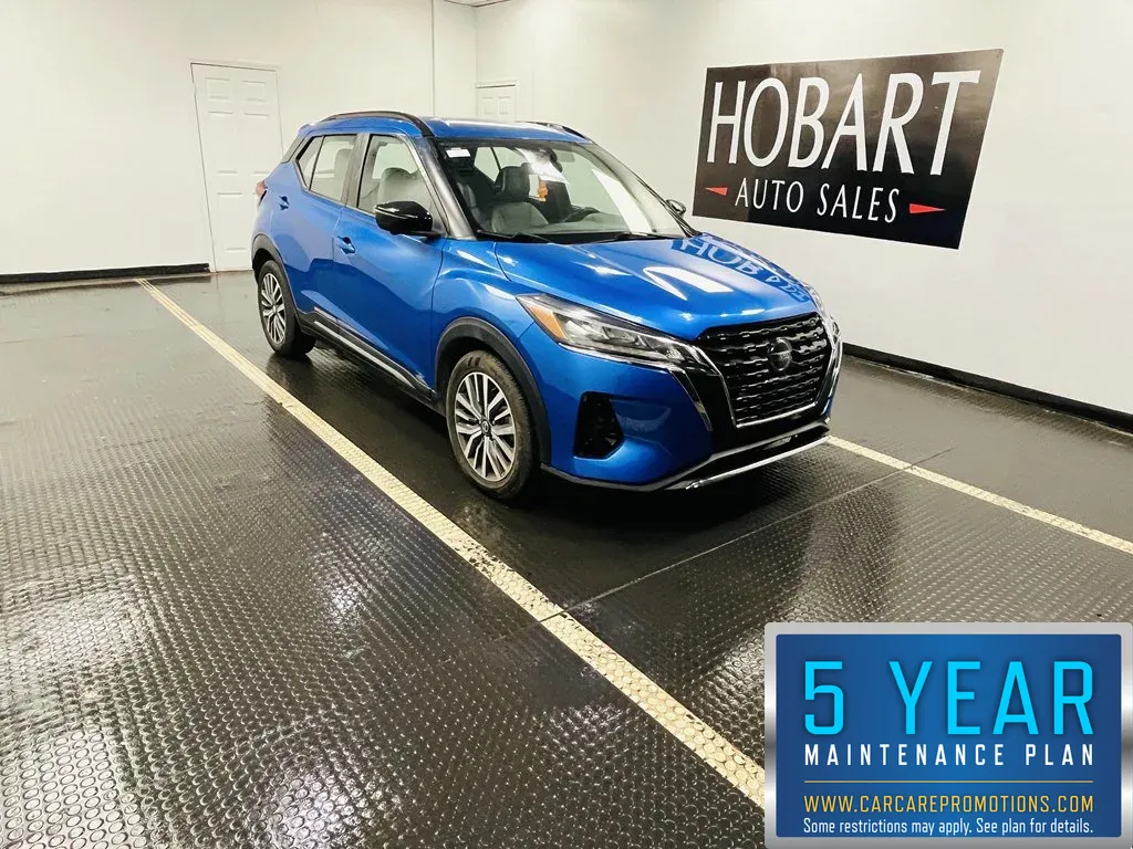 Blue 2021 Nissan Kicks SR for sale in Hobart, IN