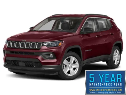 Red 2022 Jeep Compass Latitude Lux for sale in Hobart, IN