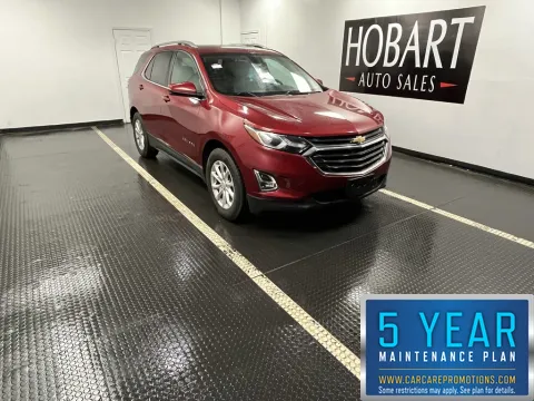 Red 2018 Chevrolet Equinox LT for sale in Hobart, IN