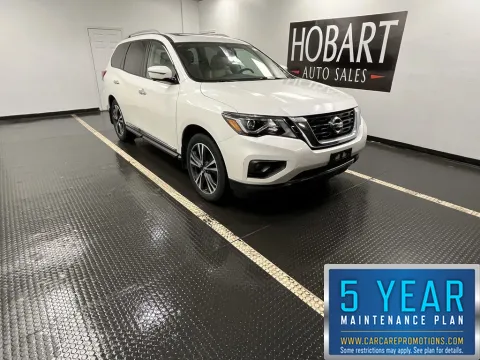 White 2020 Nissan Pathfinder Platinum for sale in Hobart, IN