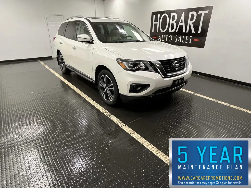 White 2020 Nissan Pathfinder Platinum for sale in Hobart, IN