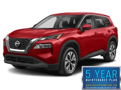 Red 2021 Nissan Rogue SV for sale in Hobart, IN