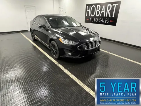 Black 2019 Ford Fusion SE for sale in Hobart, IN